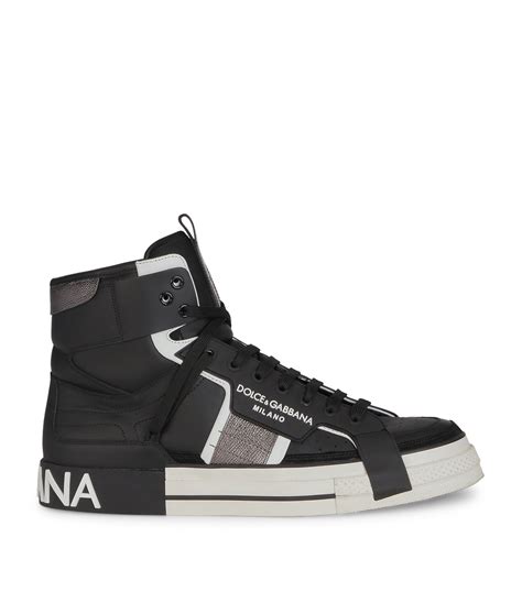 dolce gabbana men's sneakers on sale|Dolce & Gabbana high top sneakers.